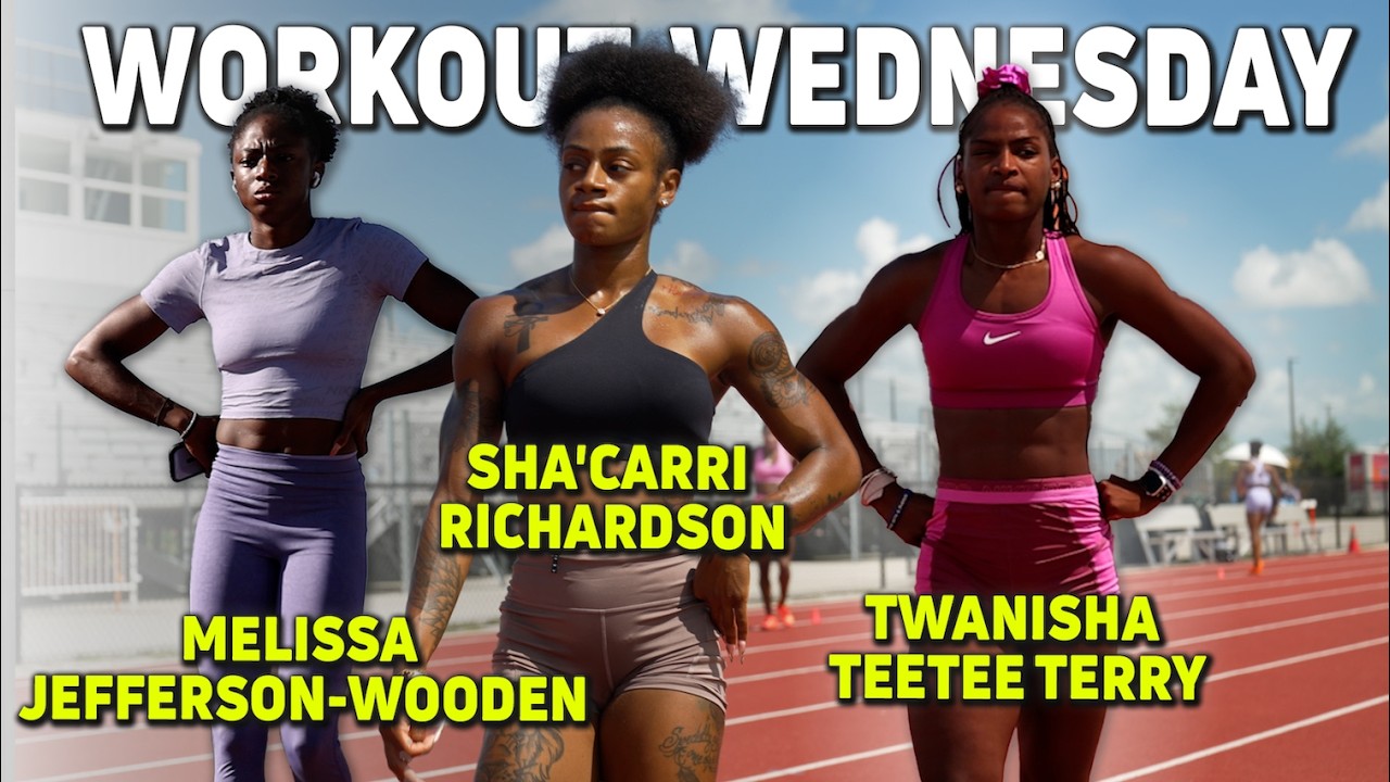 Sha'Carri Richardson, Melissa Jefferson-Wooden, Star Athletics Train for USATF Championships 2025