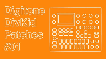 Elektron Digitone DivKid Patches 01 - Kick, Bass, Random Percussive Synth & Metallic FX