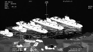 Military Ships Destroyed by Fire | AC-130 in Action | Flir Gunship Footage - ARMA 3: Milsim Gameplay screenshot 5