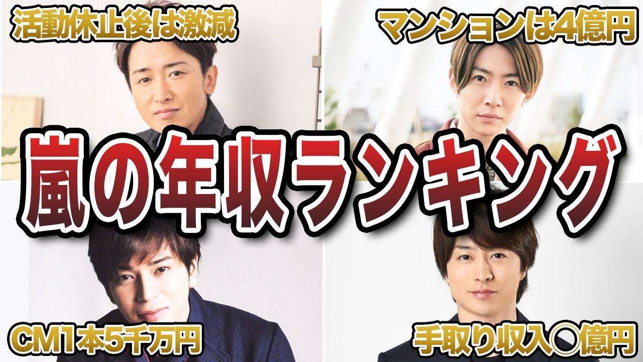 嵐 収入