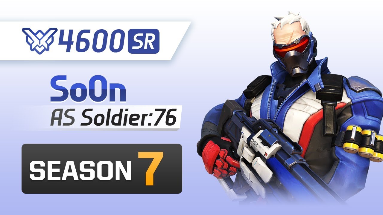 [Season 7: 4600 SR] SoOn | Soldier:76, McCree, Tracer | Dorado Pro Gameplay