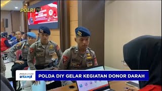 POLDA DIY GELAR DONOR DARAH HUT KE 73 HUMAS POLRi