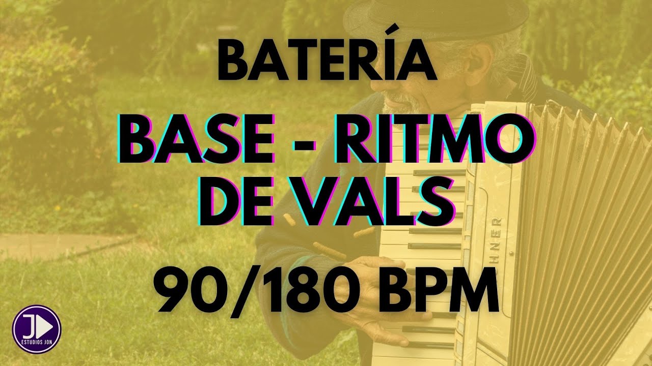 Base de VALS 90 / 180 BPM | Ritmo Para Practicar