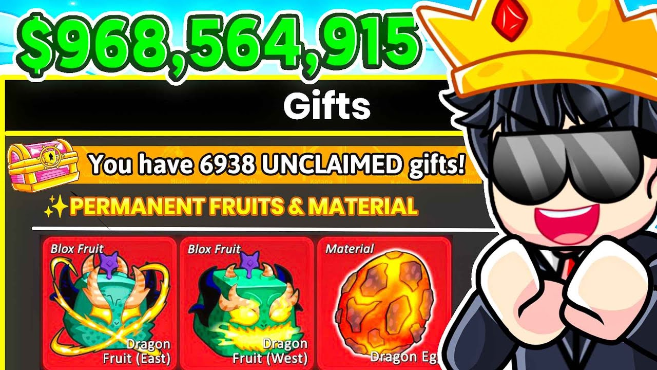 I Got PERMANENT FRUIT GIFTS in Blox Fruits Roblox
