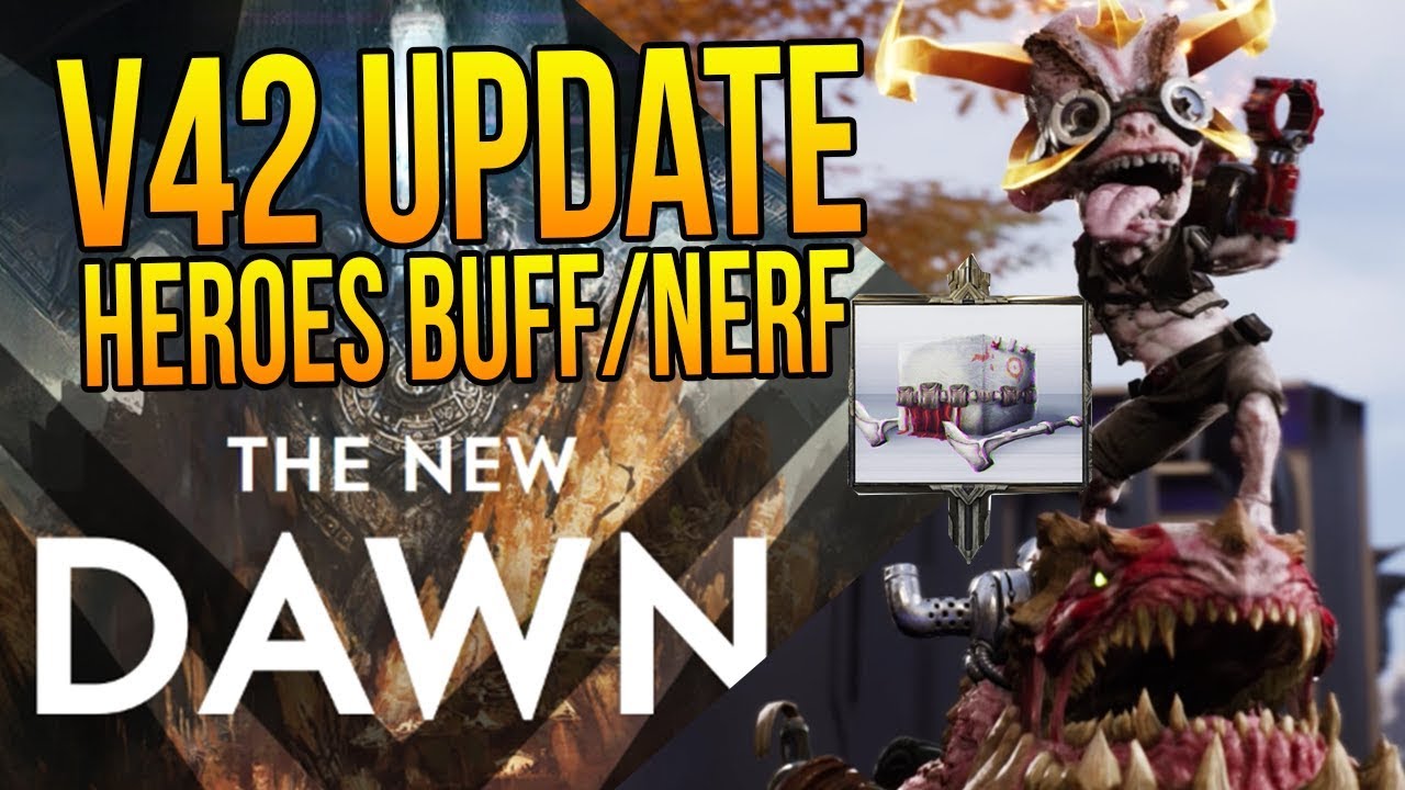 THE NEW DAWN Paragon v42 Patch "IGGY MECHA TERROR SKIN, GRUX BOX EVENT, GEMS, HERO BUFFS/NERFS"