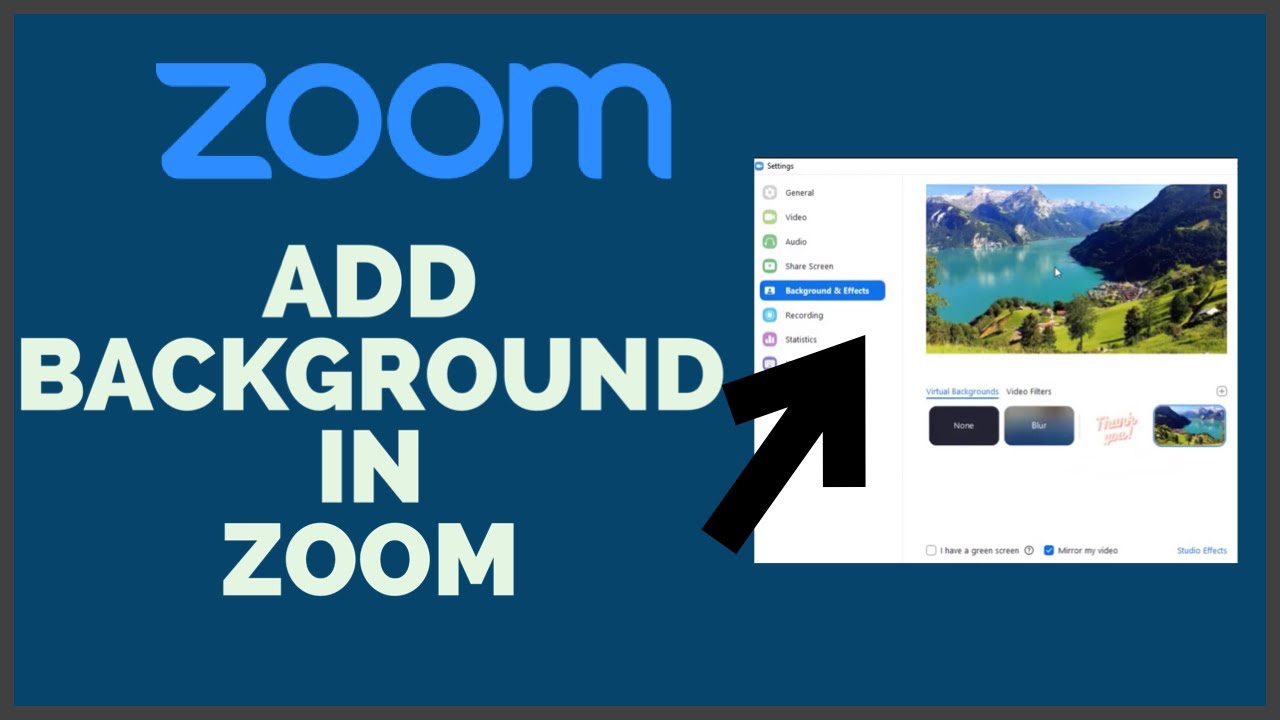 How to Add / Change Background in Zoom App Zoom Virtual Background
