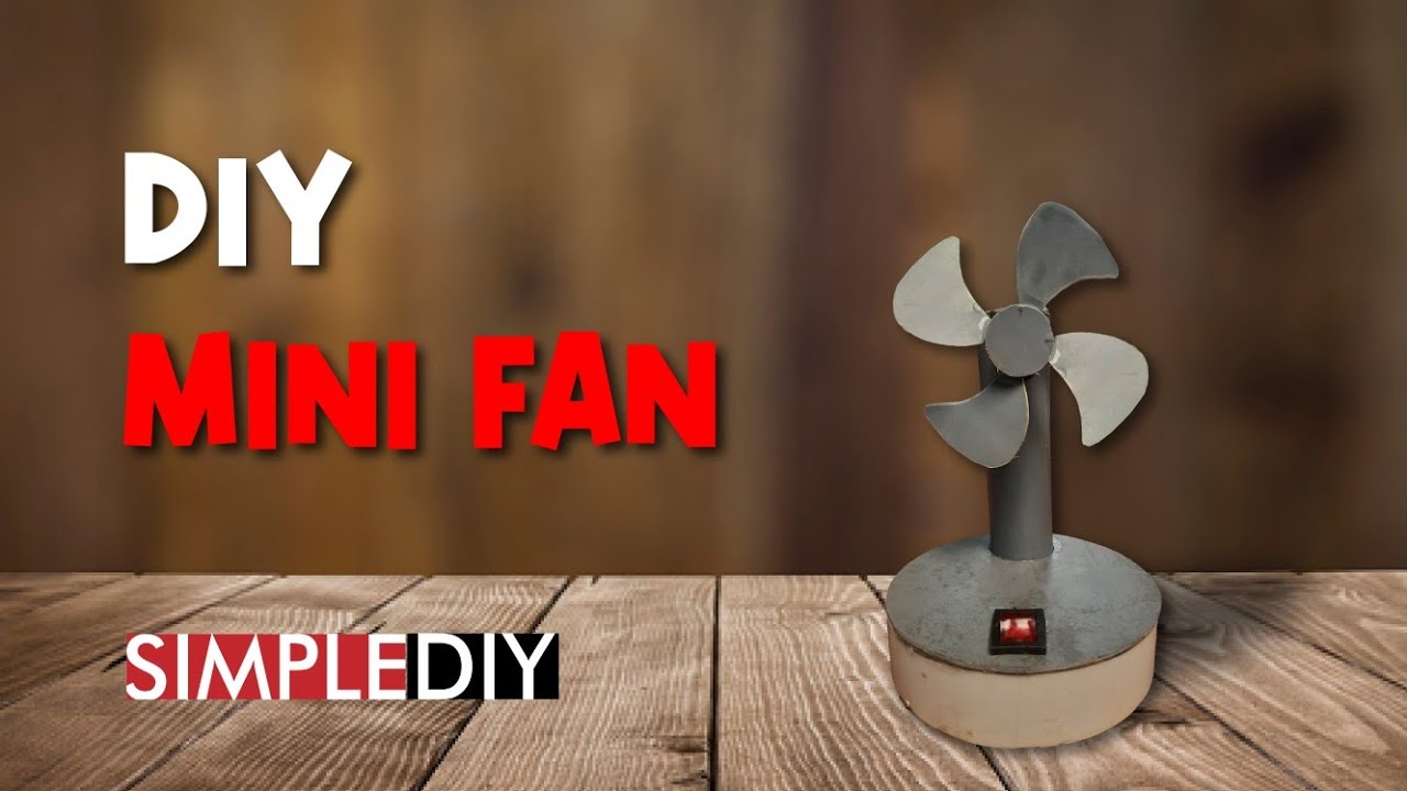 DIY Mini Fan|Making Mini Fan using PVC pipes|Students Projects - YouTube