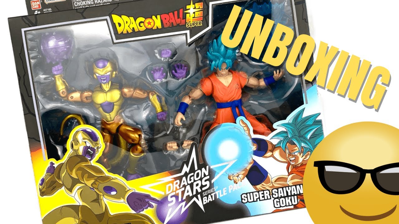 EL GOLDEN FREEZER VS GOKU AZUL DRAGON STARS DRAGON BALL SUPER UNBOXING Y COMPARACIONES