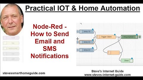 Node-Red -How to Send Email and SMS Notifications