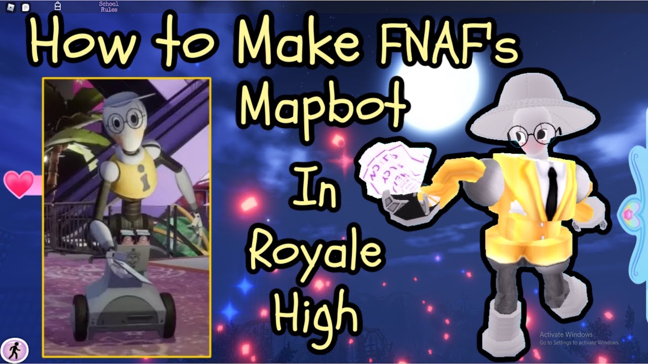 How To Make FNAF'S Security Breach***Mapbot***Royale High Roblox ...