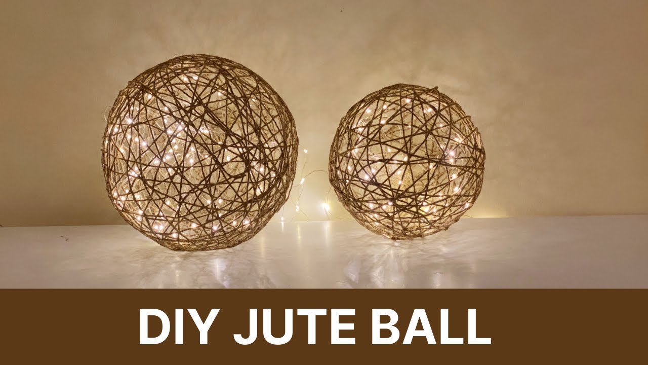 Jute ball light Clearance