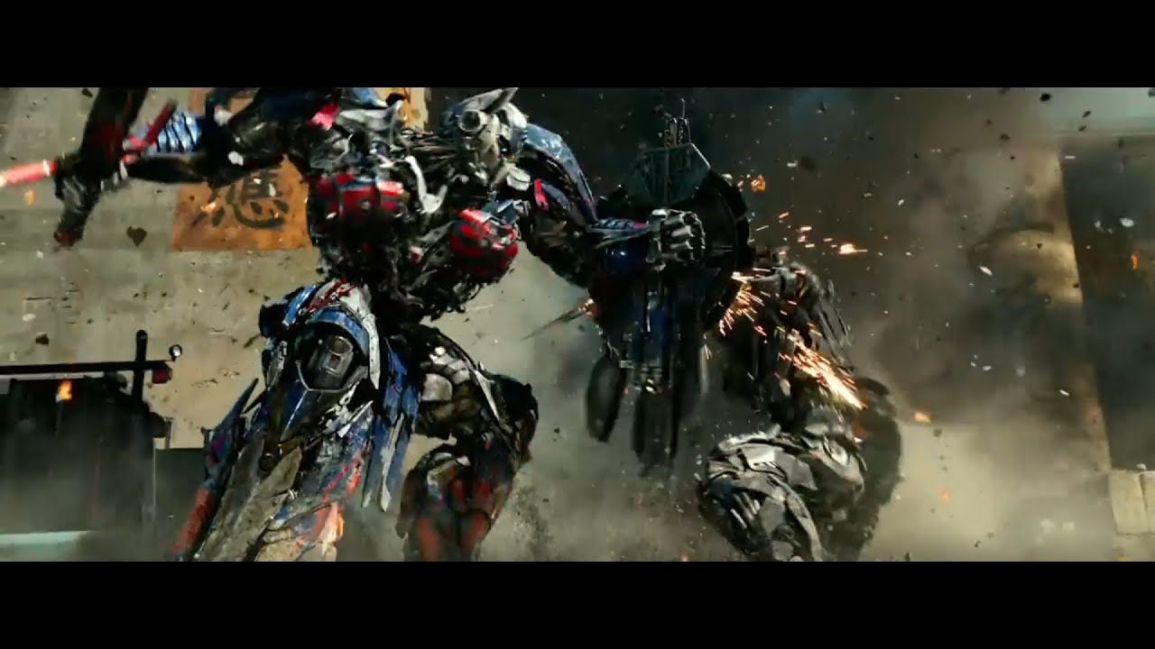 Transformers 4 Zánik [CZ] Optimus Prime vs Lockdown YouTube