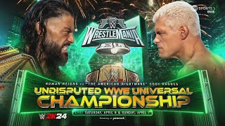 Roman Reigns vs Cody Rhodes - WrestleMania XL Custom "My Way" Promo
