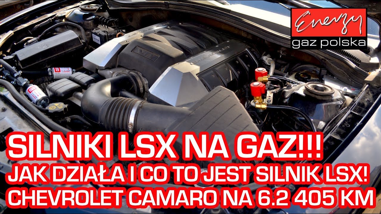 SILNIKI LSX FAKTY, MITY, LPG! Chevrolet Camaro 6.2 405KM