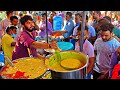 Bullet Train की speed se बिकते है यहां तड़का kadi chawal। Ghaziabad। street Food India
