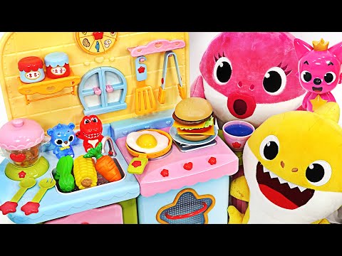 My friends <strong>came</strong> to the baby shark&amp;#39;s house to <strong>play</strong>~ | PinkyPopTOY
