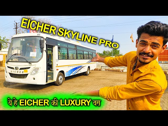 The Eicher Skyline Pro Bus class=