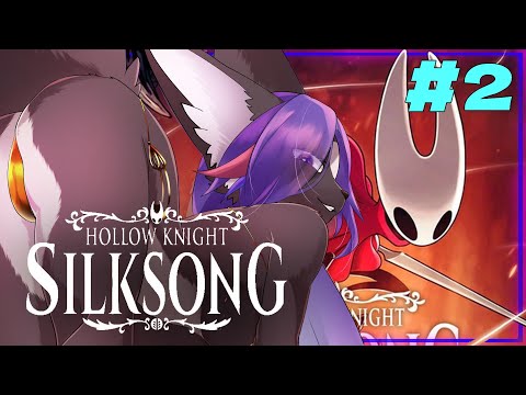 【#HollowKnightSilksong】初見プレイ！！呪いに侵されたムシたちの世界でスカンクが再び駆け巡る！part2