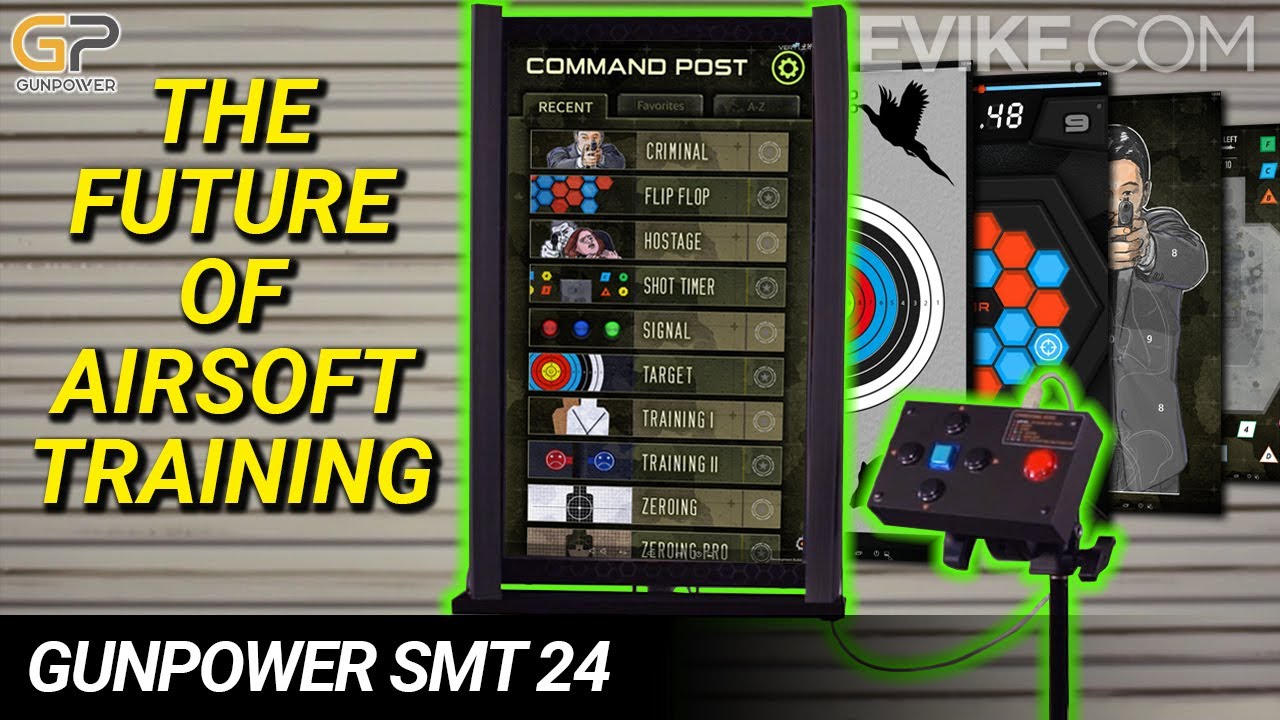 The Future of Airsoft Training - GUNPOWER SMT 24 Digital Target System The Future of Airsoft Training - GUNPOWER SMT 24 Digital Target System
