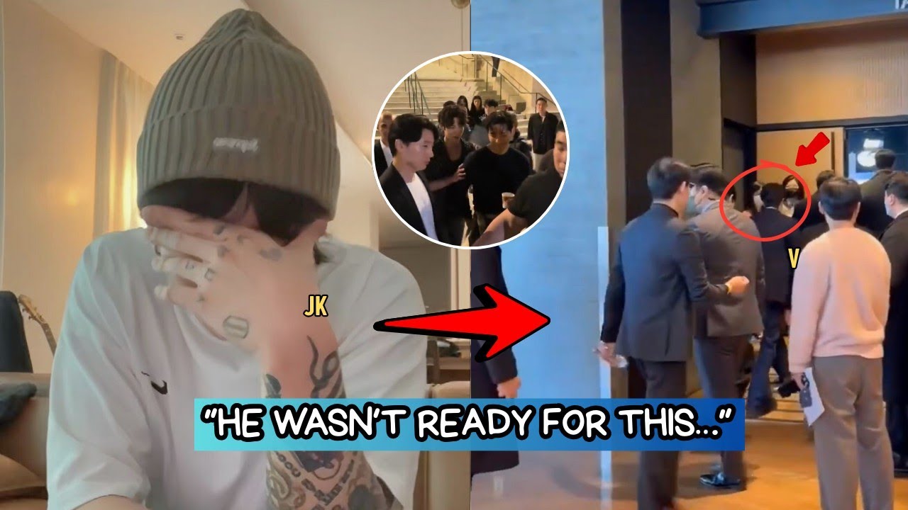 Caught on Camera: Taehyung’s Sudden Exit Leaves Jungkook Completely Shaken! What Really Happened?