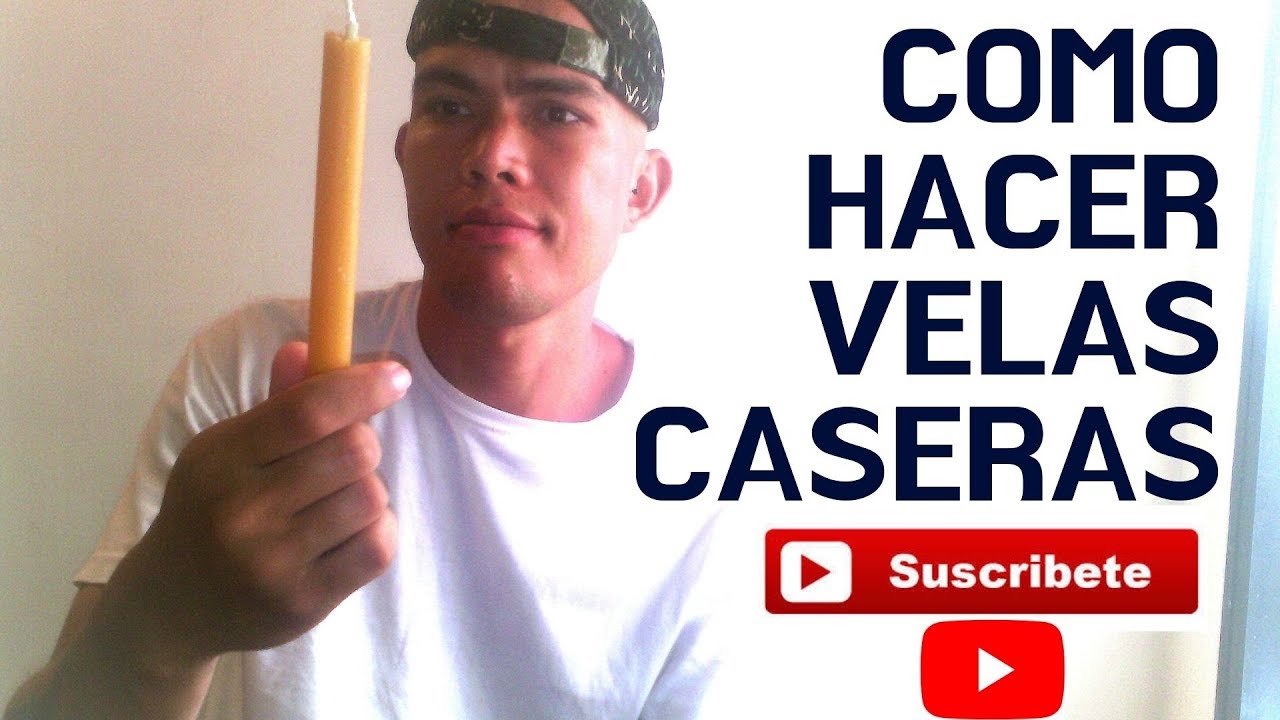 como hacer velas con esperma reciclada YouTube