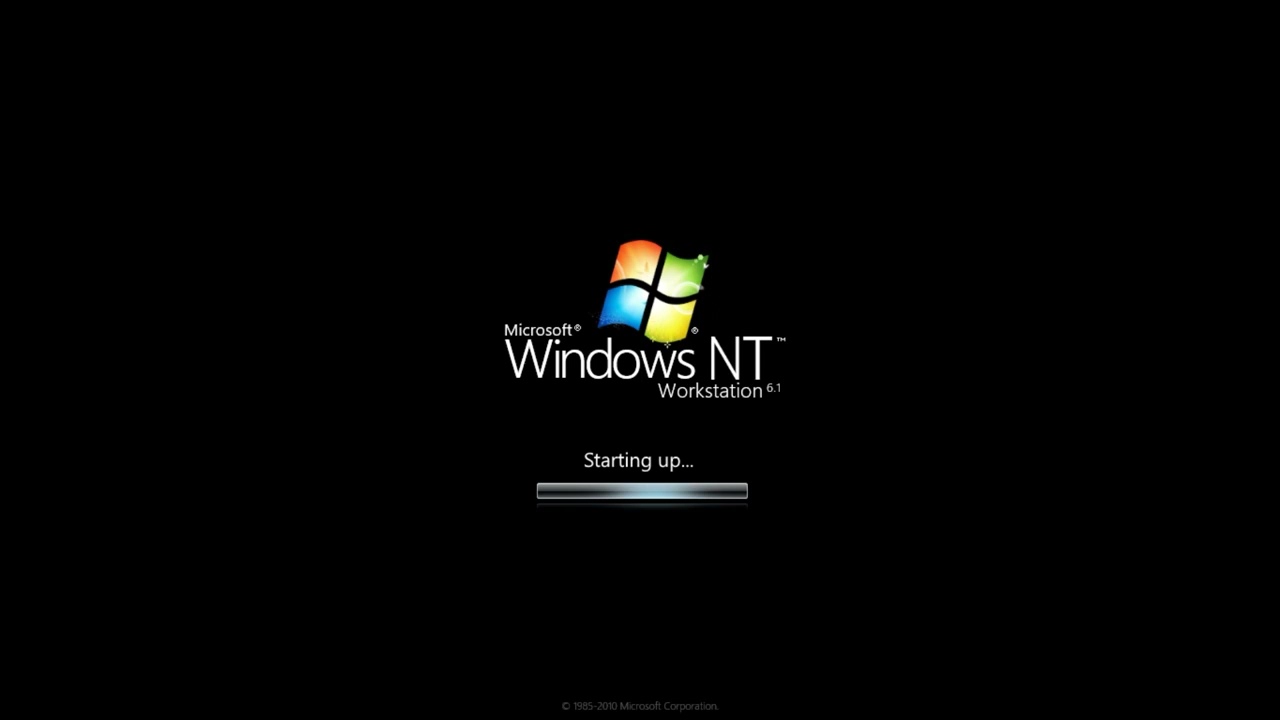 Windows NT 6.1 Startup And Shutdown Sound