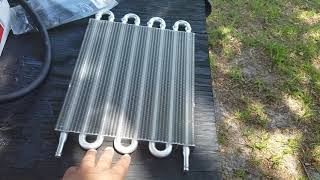 2005 Nissan Titan Instalación de cooler para transmission