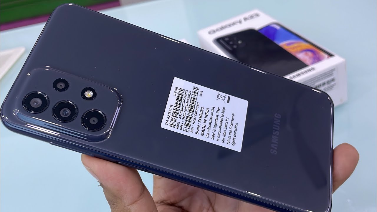 Samsung Galaxy A23 Black Unboxing, First Look & Review