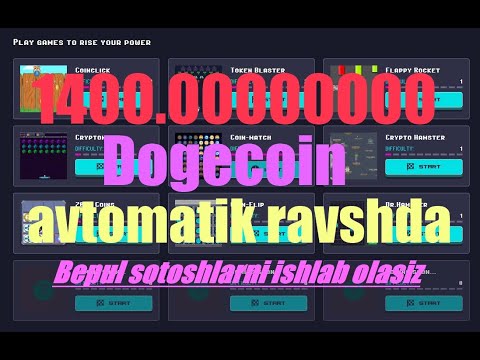 Pul Ishlash Kripta Valyuta Rollercoin Kripta Valyuta Bitcoin Dogecoin Ethereum Xar 5 Minutda Avtoma