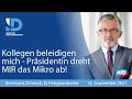 Abgeordneter wird übel beleidigt, weil er die Wahrheit sagt - Präsidentin dreht IHM das Mikro ab!