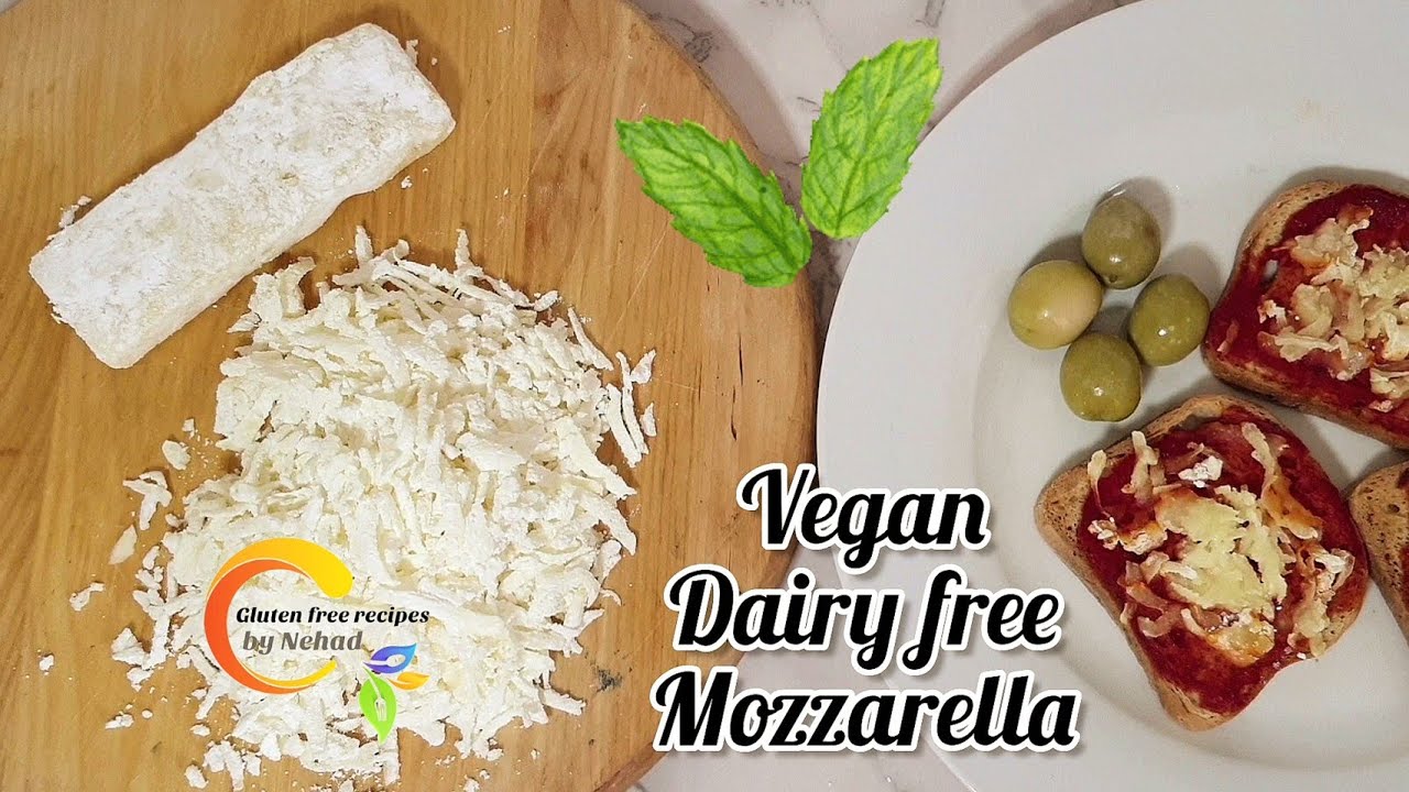 جبن موزاريلا نباتى صيامى فى البيت بدون جيلاتين او اجار اجار vegan
