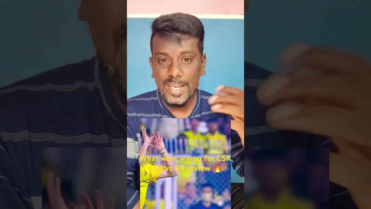 CSK vs RR review