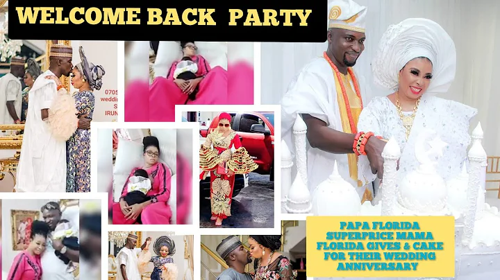 OMG! POPULAR ACTRESS LIZZY ANJORIN AKA MAMA FLORIDA HUBBY GIVE HER WELCOME PARTY +1 YRS ANNIVERSARY
