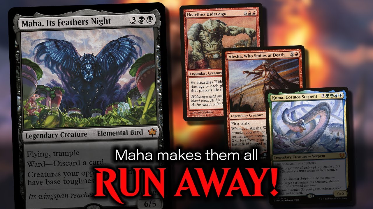 Maha Its Feathers Night Commander EDH Gameplay tribalkai YouTube