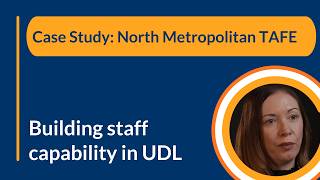 Case Study: Building staff capability in UDL Guía
