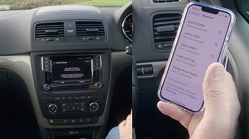 How to Pair a mobile to the Amundsen System in a 2017 SKODA Yeti