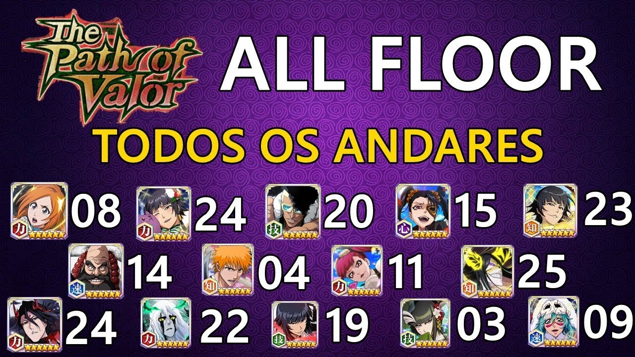 Bleach Brave Souls - Tower of Ordeals (ALL FLOOR) 24/08/2019 