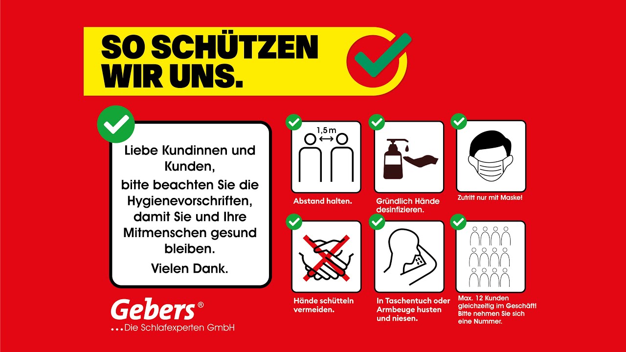 Offnung Nach Corona Gebers Die Schlafexperten Offnen Ihre Filialen Nach Lockdown Youtube