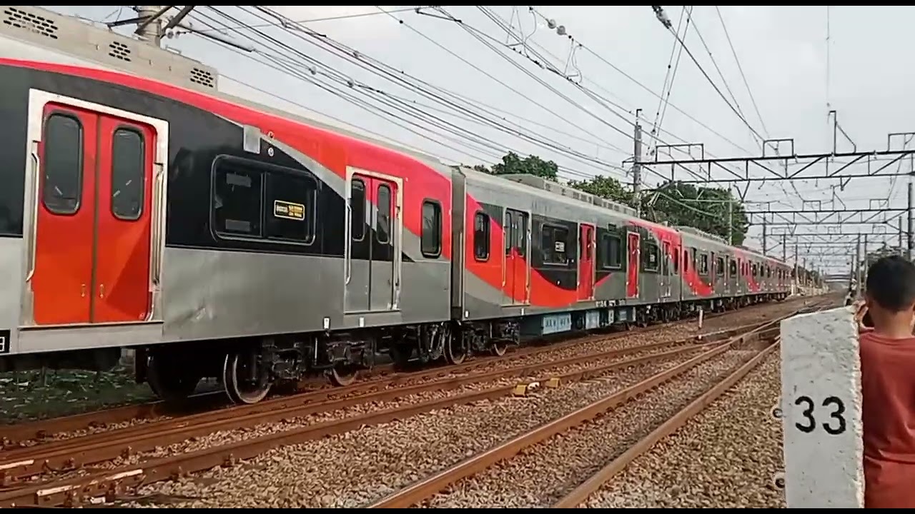 Uji coba ke 2 KLB KRL INKA CLI-225 EA 207