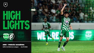 HIGHLIGHTS: Aris Limassol vs Puskás Akadémia | UECL Q2