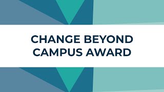 2020 SSDP Change Beyond Campus Awards Presentation
