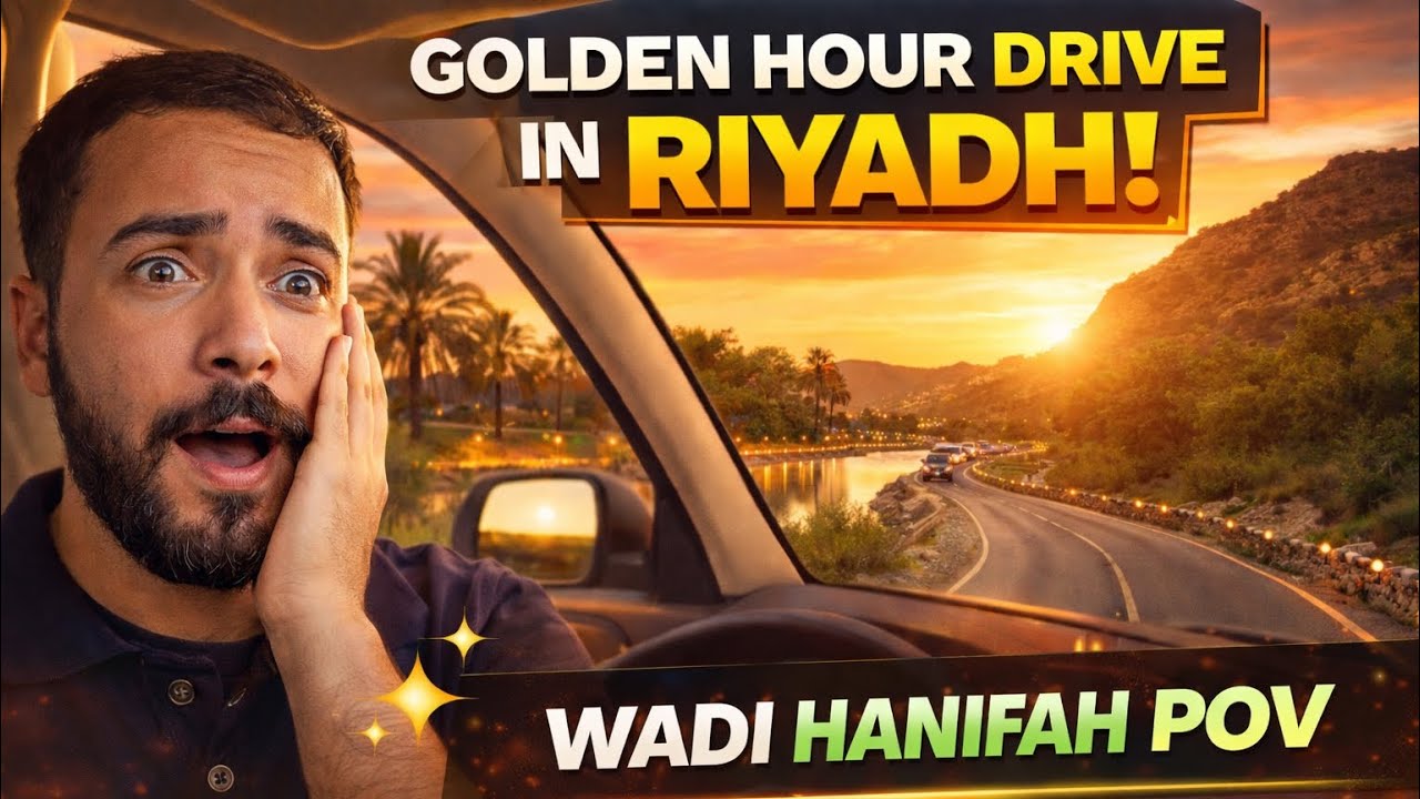 Вечерняя поездка, которая изменит ваше настроение | Природный маршрут Эр-Рияда