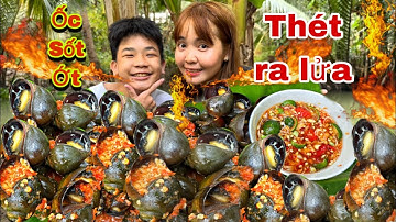 Như Ú Giảm Cân Ốc Bươu Sốt Ớt Cấp Độ 1000 Cay Thét Ra Lửa Ăn Cùng Phú Xúc Xích| Huỳnh Như Vlogs
