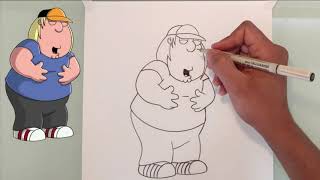 رسم كريس غريفين Chris griffin family guy