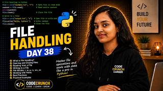 Confused About File Handling Learn in 5 Mins! ⚡| Day 38 | 100 Days of Python | Interview Question