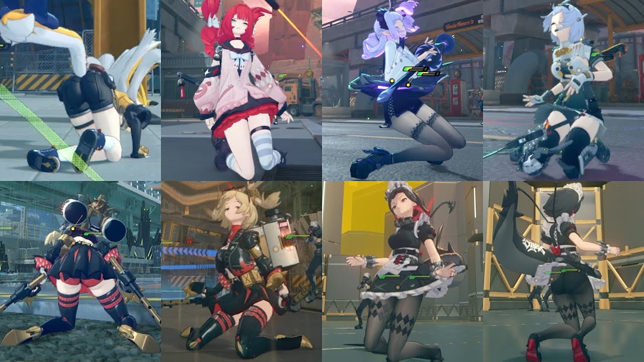 ZZZ: All Character Defeat Animations (Slow Motion Showcase!)