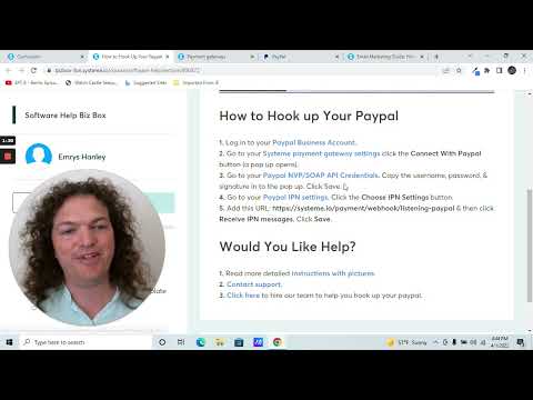 Systeme.io Paypal - How to Hook up your Paypal Account to Systeme in 5 Easy Steps (See Below)