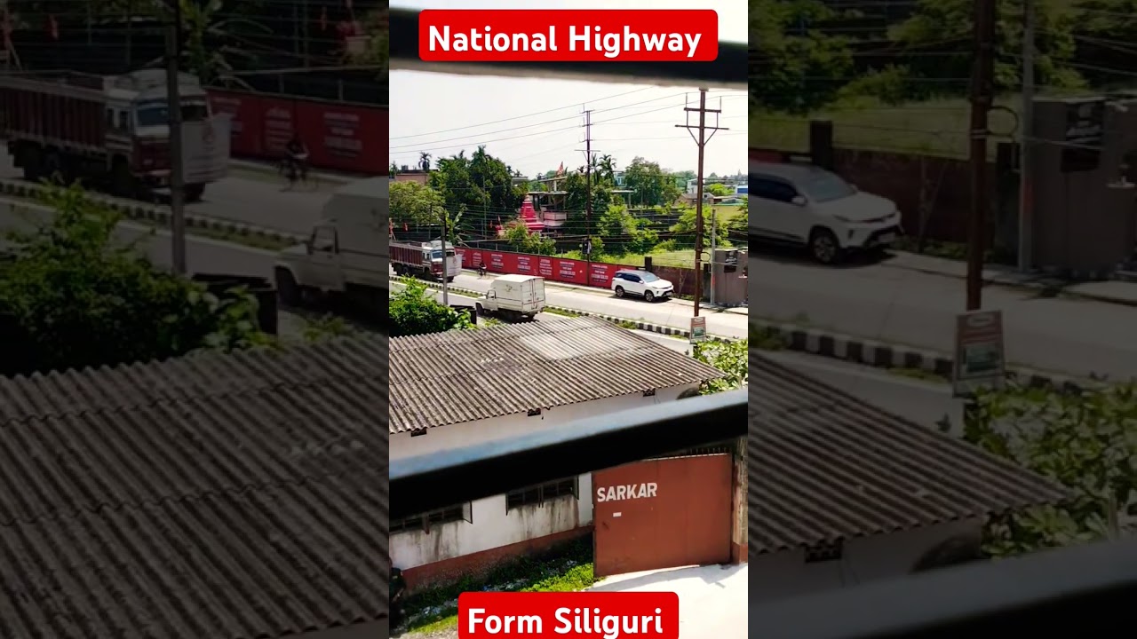 Siliguri national highway road