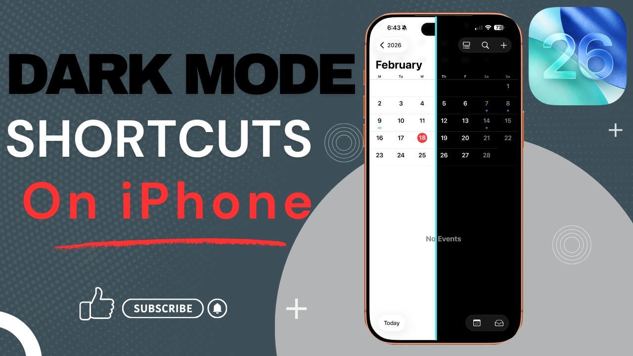 How To Enable Dark Mode on iPhone in 2026 (iOS 26) | 5 Methods