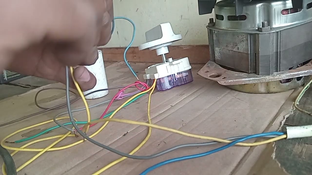 washing machine timer circuit diagram